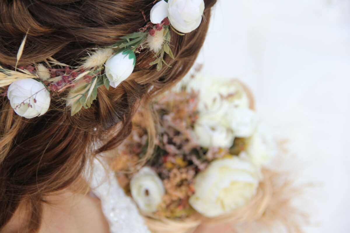 coiffure mariage carré court