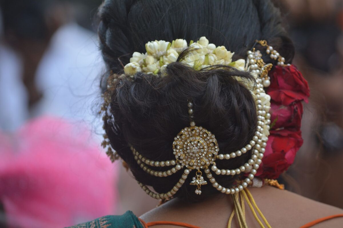 chignon mariée tresse